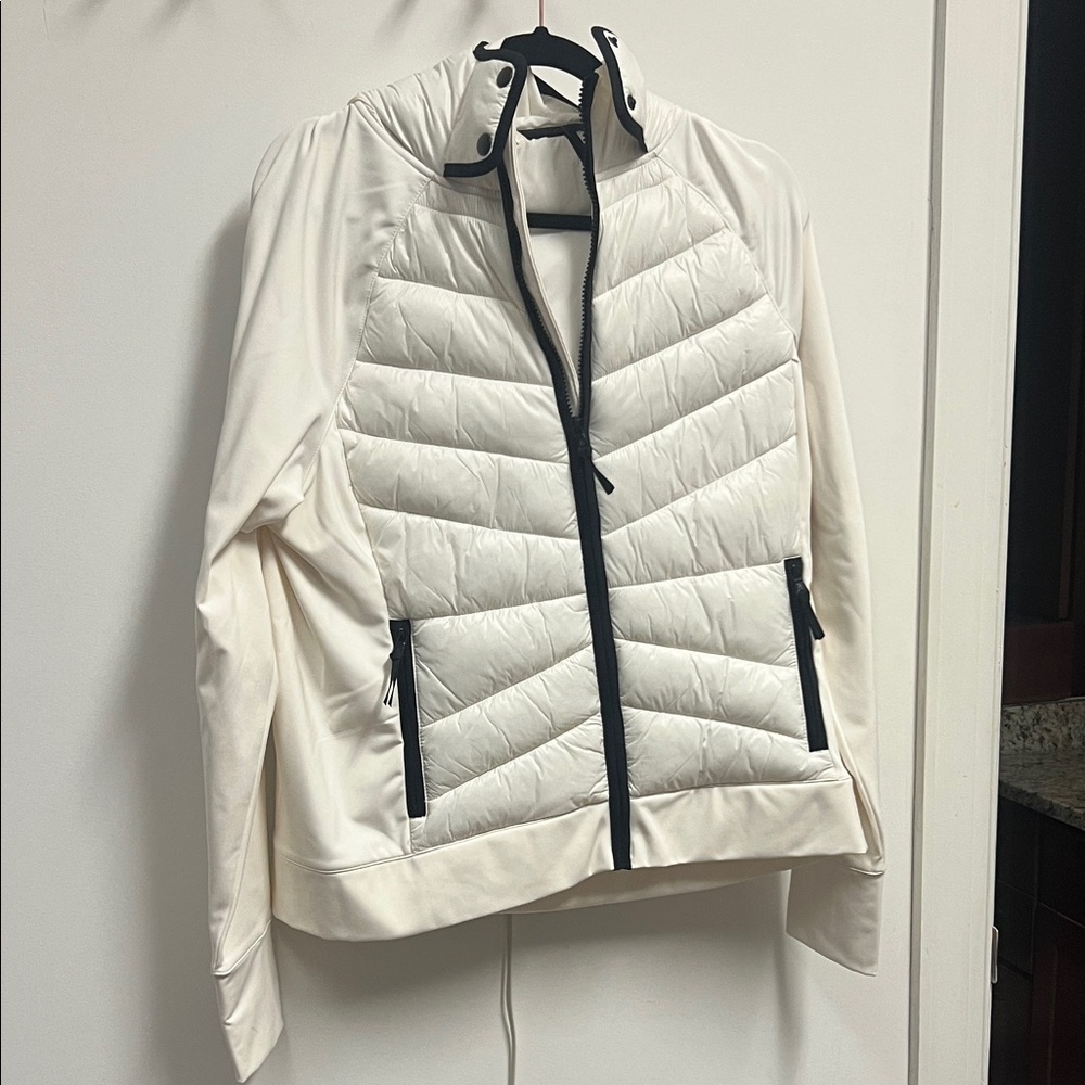 Lou & Grey Cream Puffer Jacket